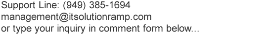 Support phone, e-mail and web form